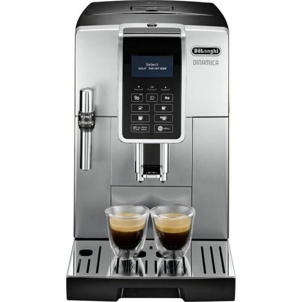DeLonghi Dinamica ECAM 350.35.SB superautomatisk kaffemaskine - sølv