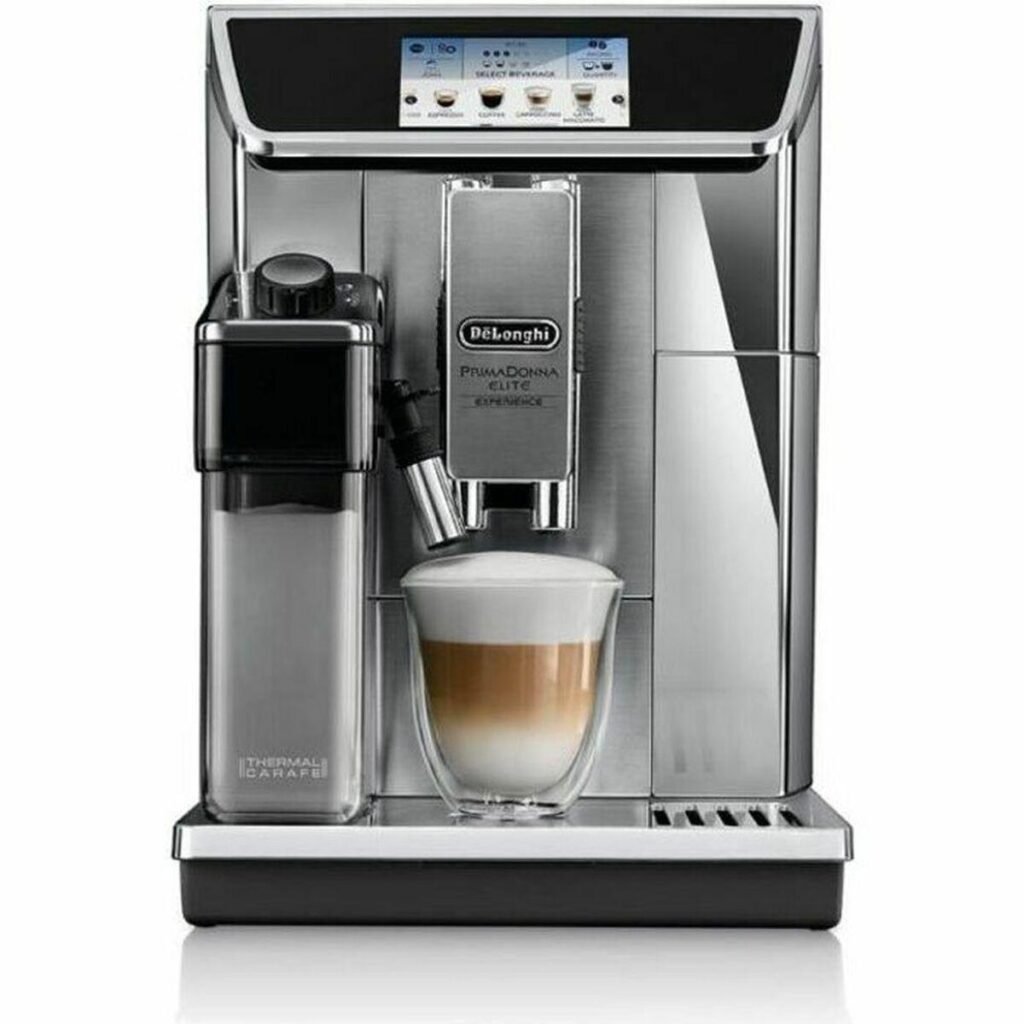 DeLonghi ECAM650.85.MS superautomatisk kaffemaskine, 1450 W, grå 1 l