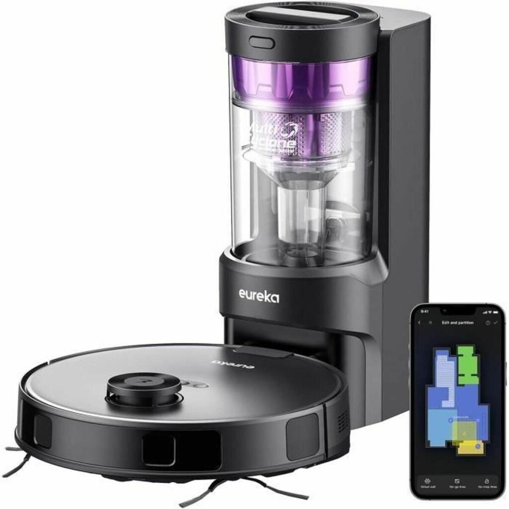 Eureka E10S robotstøvsuger - sort, 200 ml, EU-stik