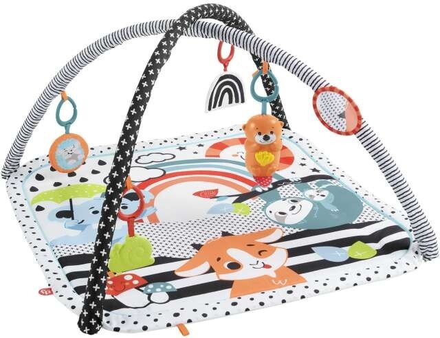 Fisher Price - Aktivitetstæppe Med Musik - Glow And Grow Gym