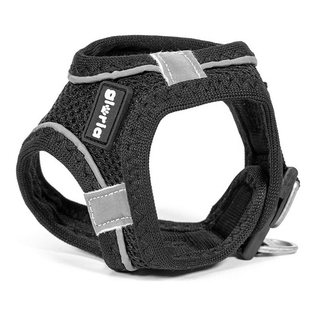 Gloria Hundesele Air Mesh Trek Star - Justerbar, sort, XXXS (18-20 cm)