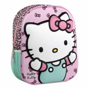 Hello Kitty skoletaske - Pink, 25 × 31 × 10 cm