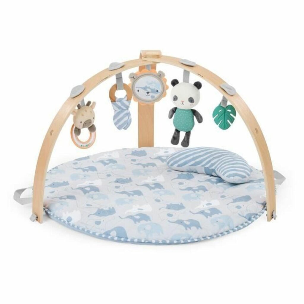 Ingenuity legetæppe - blå aktivitetstæppe til baby