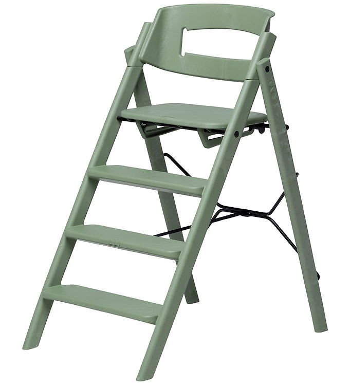 KAOS Højstol - Klapp - Genanvendt Platik - Mineral Green