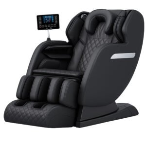 Luksus Massagestol 4D med SL-teknologi, lufttryksmassage, Varmeterapi og stor touchskærm - Model: A6 Pro+ 4D Luksus