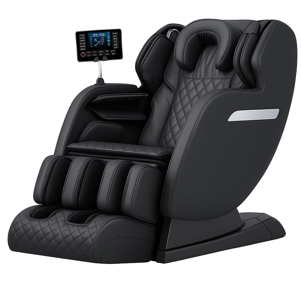 Luksus Massagestol 4D med SL-teknologi, lufttryksmassage, Varmeterapi og stor touchskærm - Model: A6 Pro+ 4D Luksus