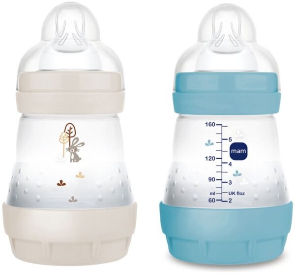 MAM Easy Start Sutteflaske Anti-kolik 160 ml 2-pak, Blå/Neutral