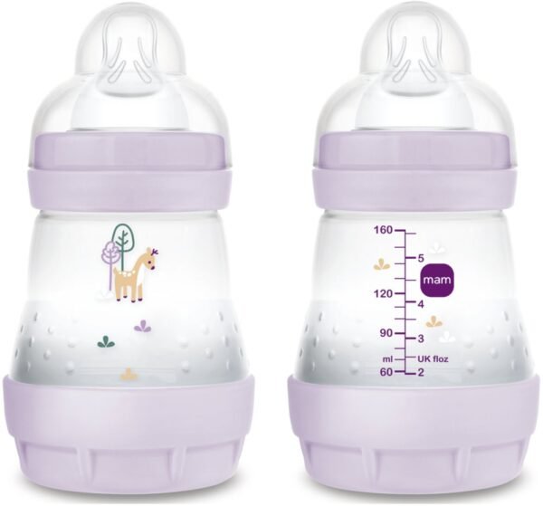 MAM Easy Start Sutteflaske Anti-kolik 160 ml, Lilla
