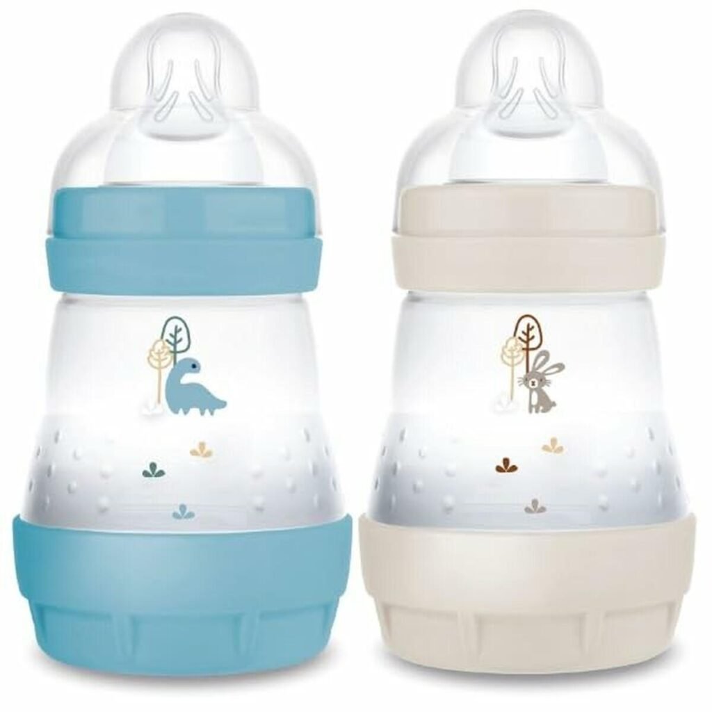 MAM sutteflasker Dino Rabbit, 160 ml, blå - 2 stk.