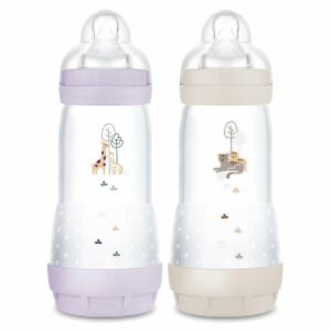 MAM sutteflasker Girafe, 330 ml, syren - 2 stk