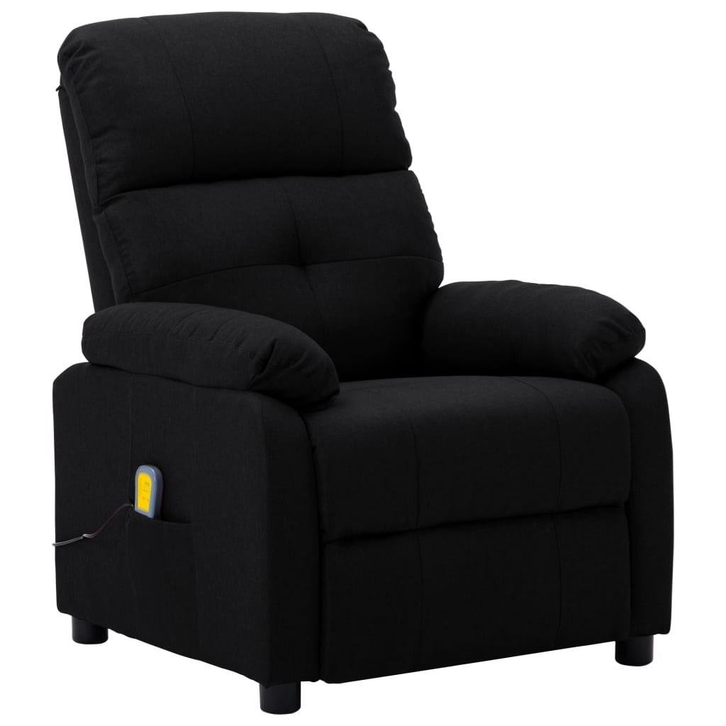Massagestol stof sort