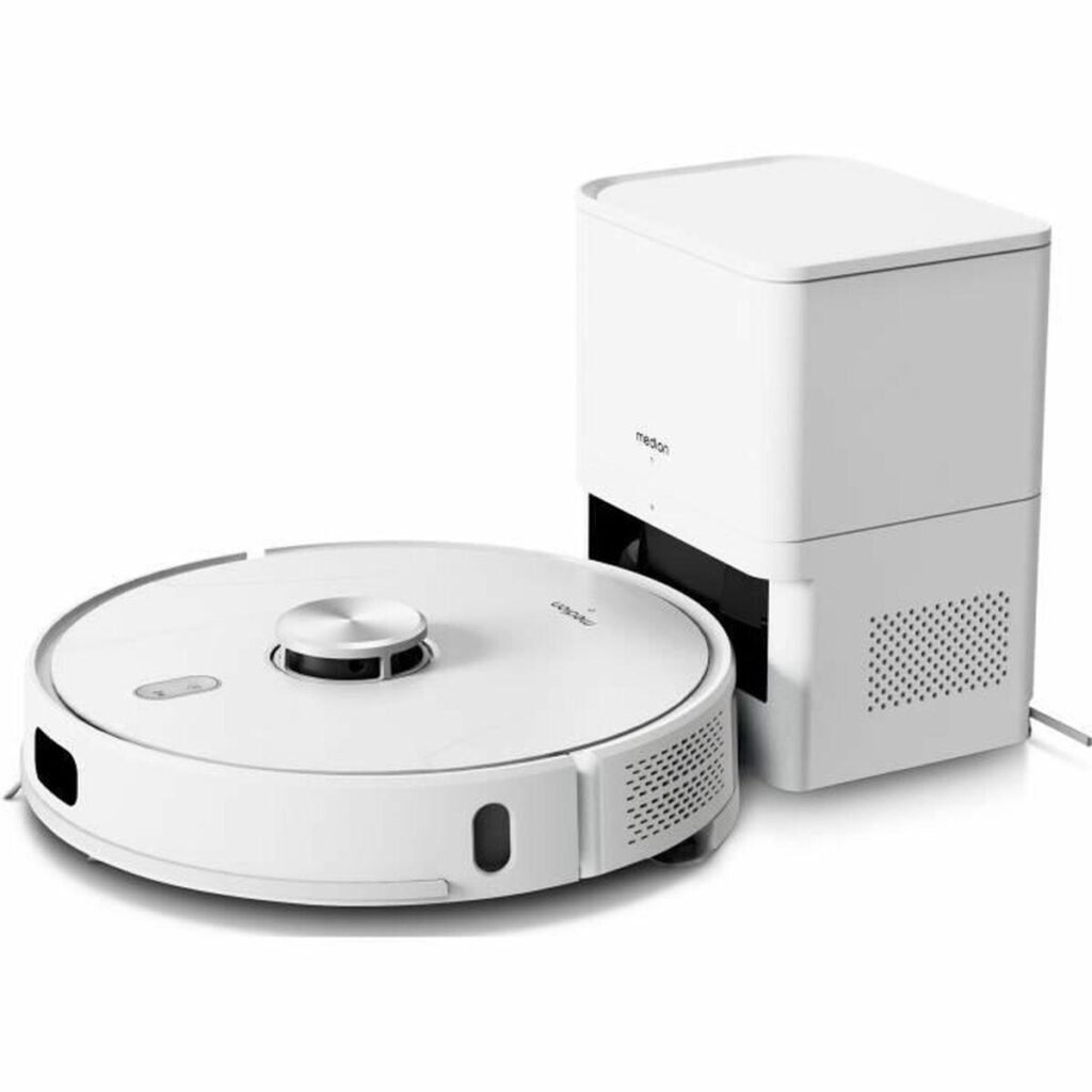Medion X41 SW+ robotstøvsuger med selvtømmende station, hvid