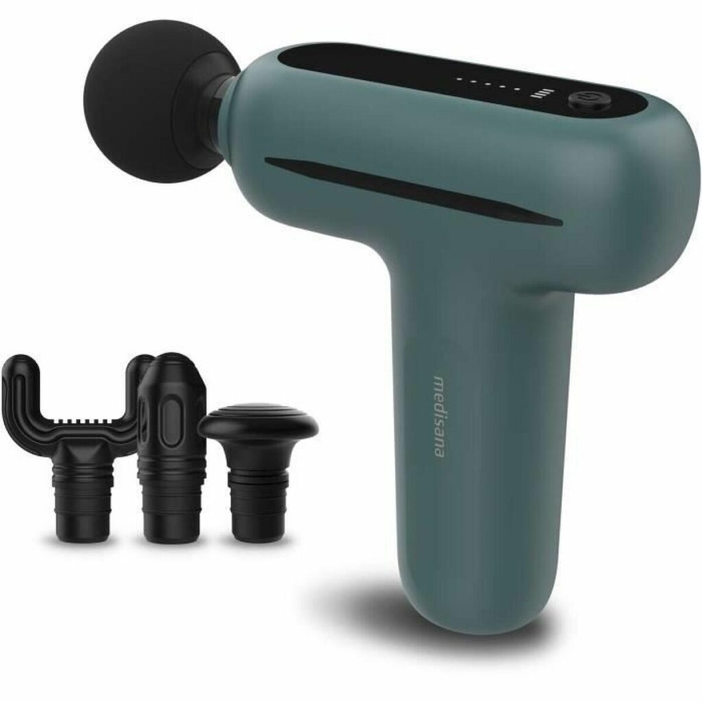 Medisana MG 200 massagepistol - muskelafslapning og restitution (grøn/grå)