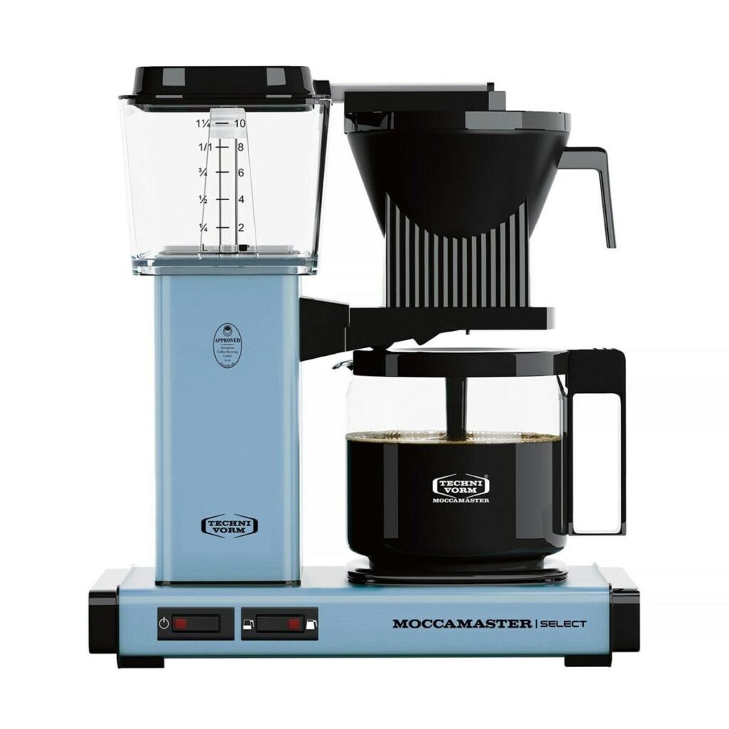 Moccamaster drip kaffemaskine 1,25 l - blå, 1.520 W