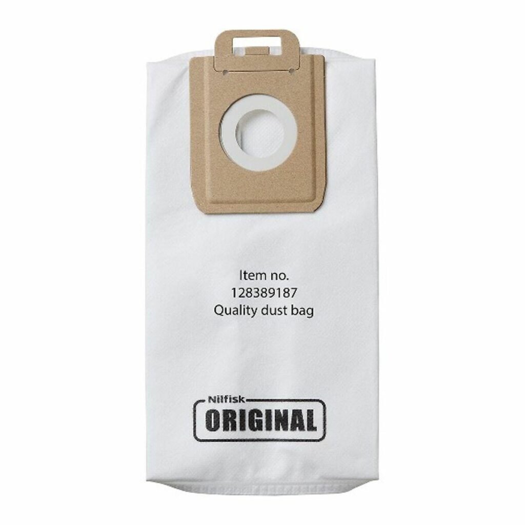 Nilfisk udskiftningsposer til støvsuger, 2,7 l - 4 stk., hvid
