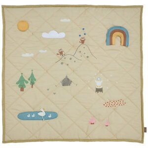 OYOY Aktivitetstæppe - Quiltet - Forest Activity Blanket