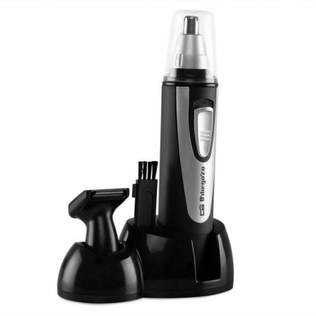 Orbegozo 17518 hårtrimmer/shaver - sort/sølv, trådløs batteridrift
