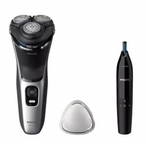 Philips Shaver Series 3000 barbermaskine - våd & tør, sort/sølv