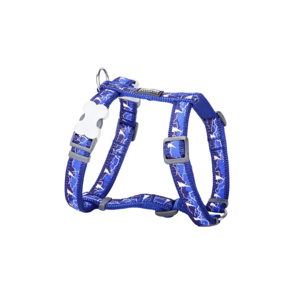 Red Dingo Hundesele Lightning, marineblå (25-39 cm)