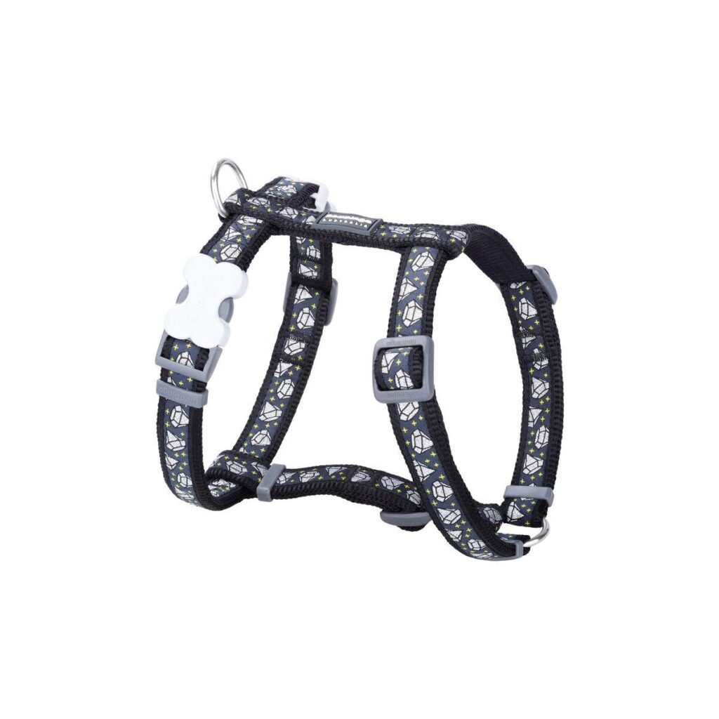 Red Dingo hundesele Diamond, sort - 25-39 cm