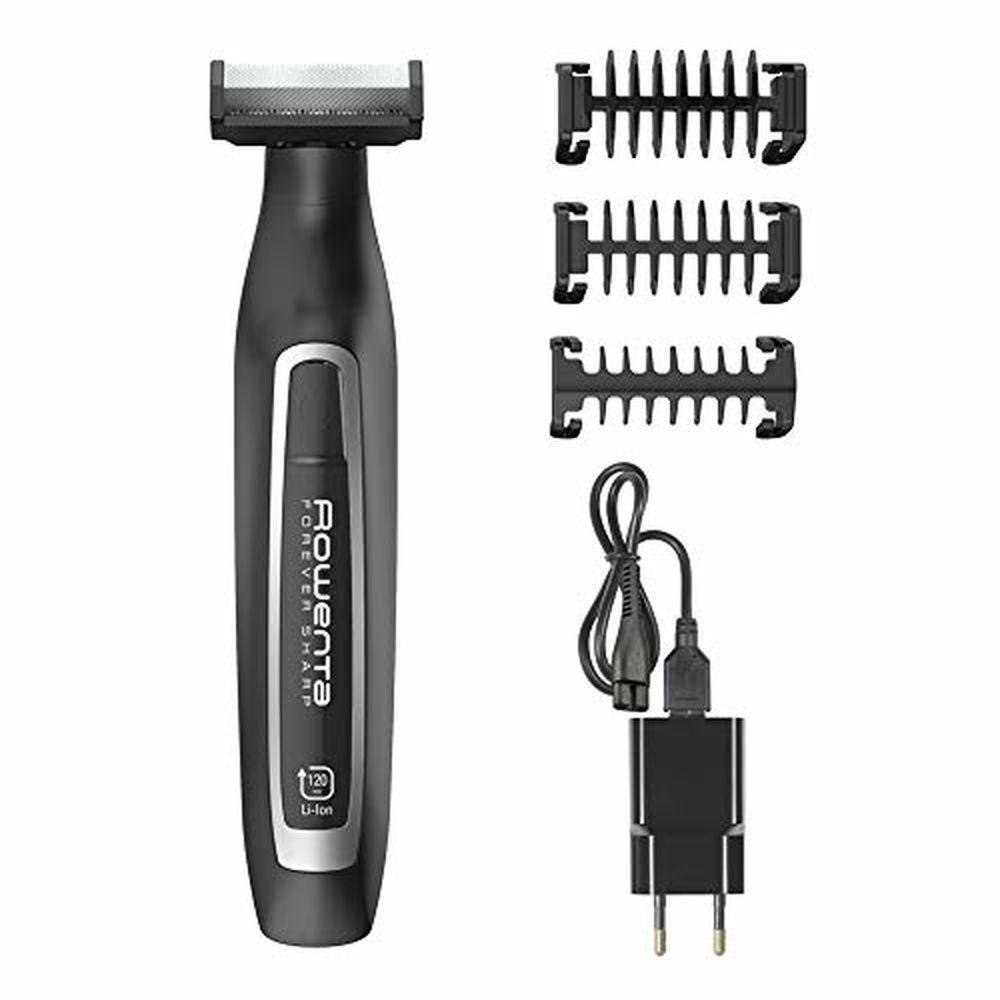 Rowenta TN6000F4 hårtrimmer og shaver - rustfrit stål, våd/tør