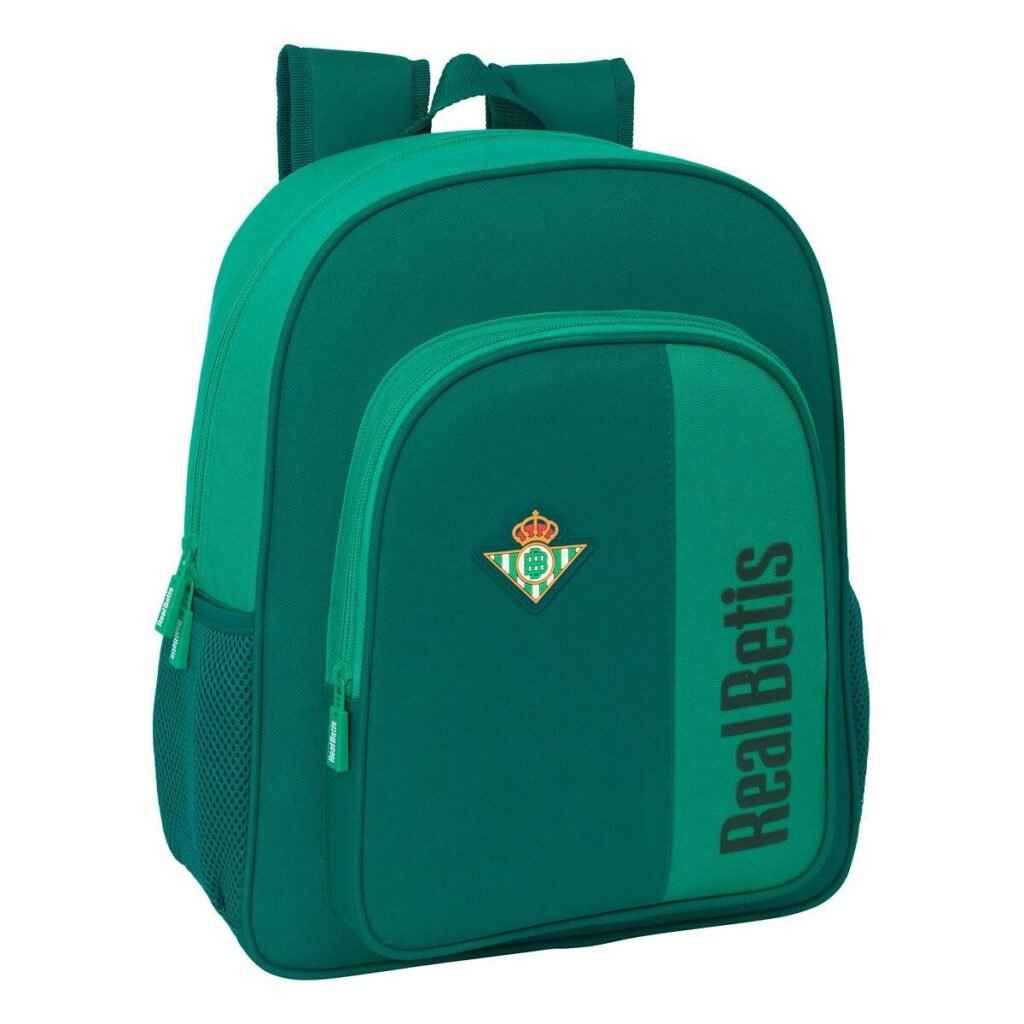 Skoletaske Real Betis Balompié - Grøn 32 × 38 × 12 cm