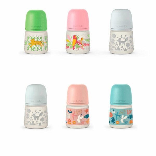 Suavinex Prints sutteflaske S 150 ml