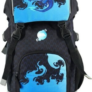 Tinka - Skoletaske - 22 L - Drage - Blå Sort