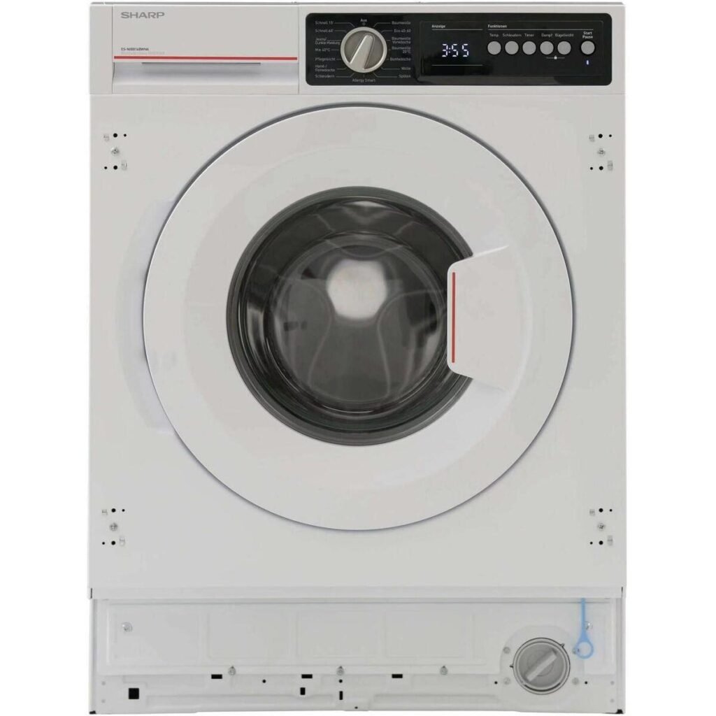Vaskemaskine Sharp ESNIB814BWNAES 8 kg