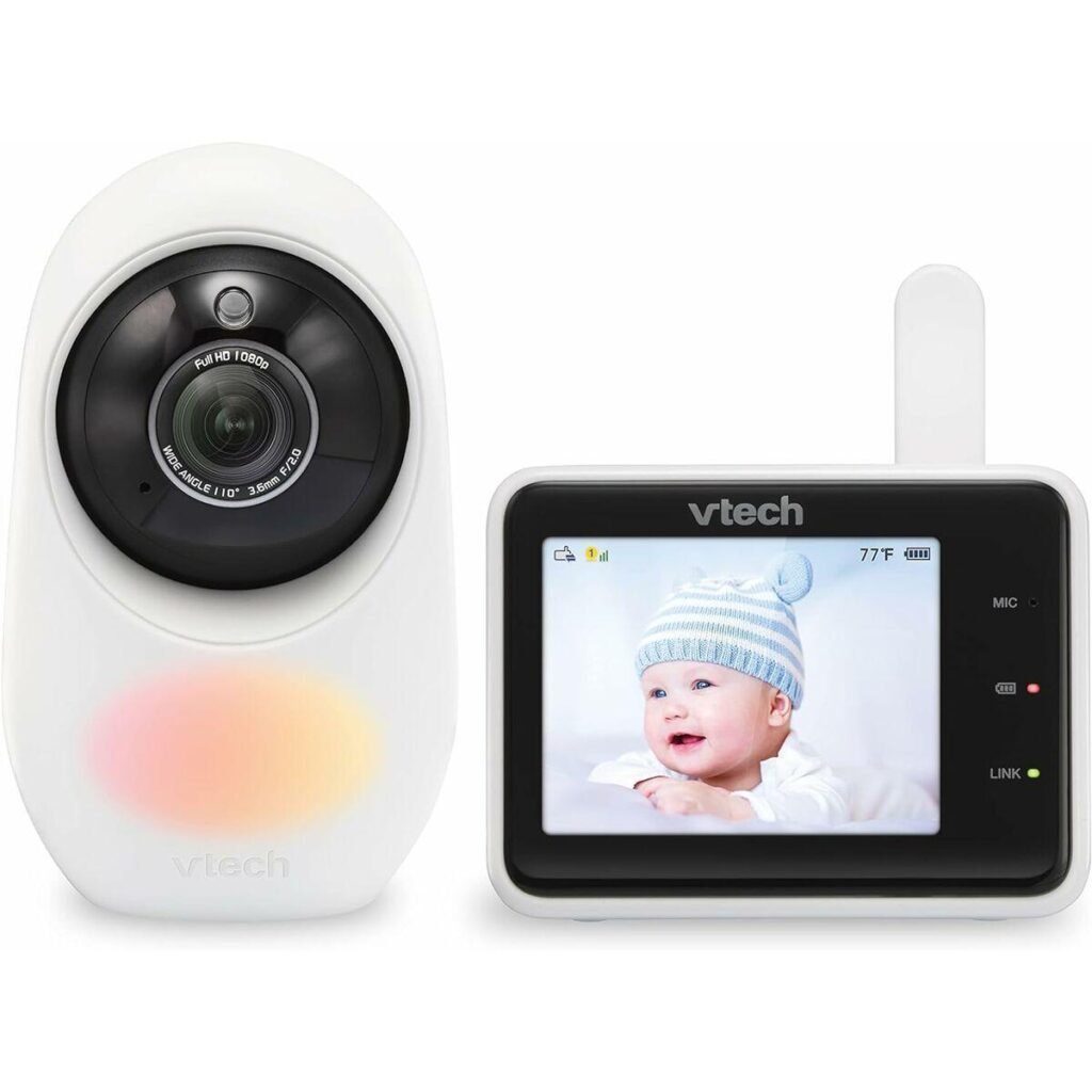 Vtech RM2751 babyalarm med WiFi og 2,8" skærm - hvid