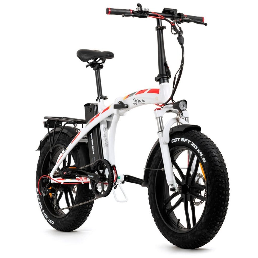 Youin BK1600W DUBAI elcykel - hvid, 250 W, 20"