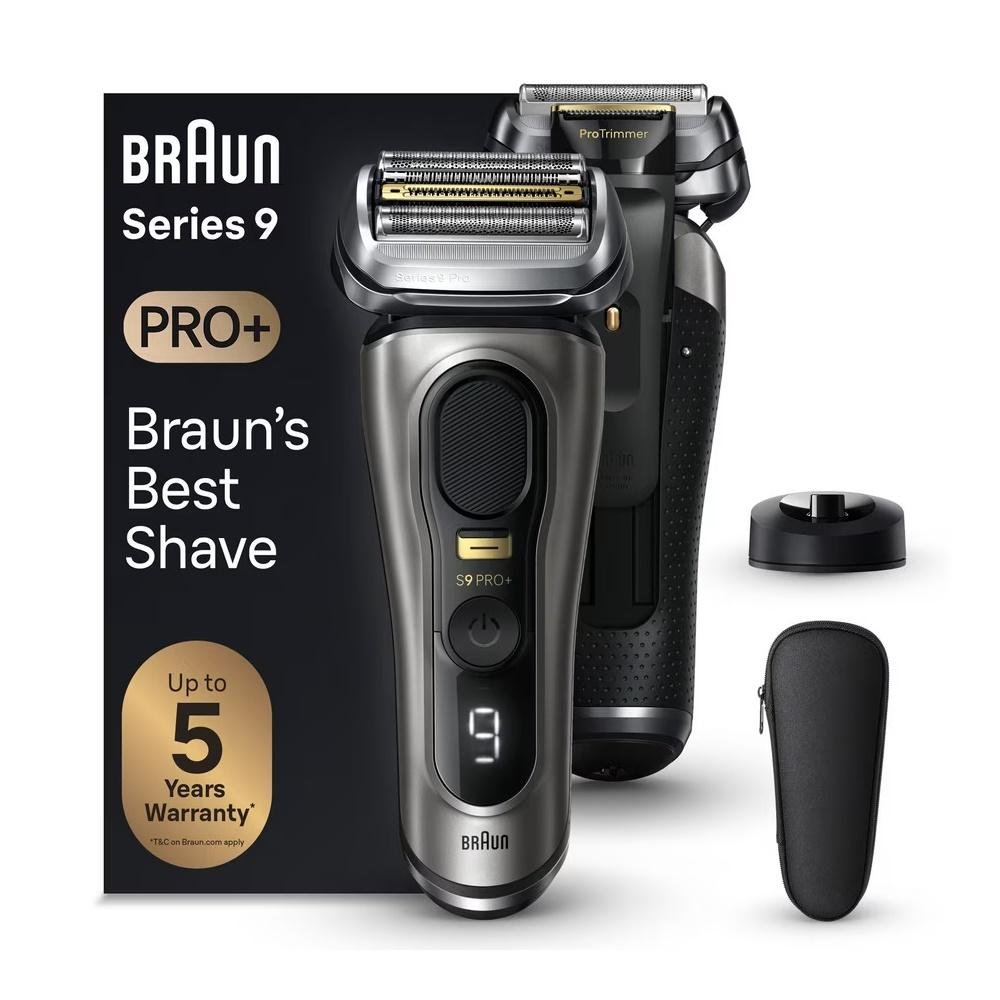 Barbermaskine Braun Series 9 Pro+ 9515s nobelt metal