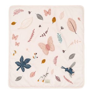 Cam Cam Aktivitetstæppe - 80x80 cm - Pressed Leaves Rose