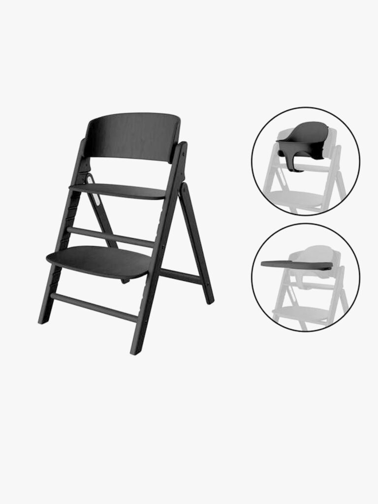 Cybex Click & Fold Højstol 3-in-1, Stunning Black