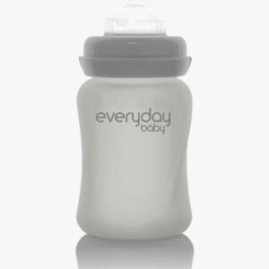 Everyday Baby Sutteflaske Glas 150 ml, Grå