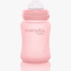 Everyday Baby Sutteflaske Glas 150 ml, Lyserød