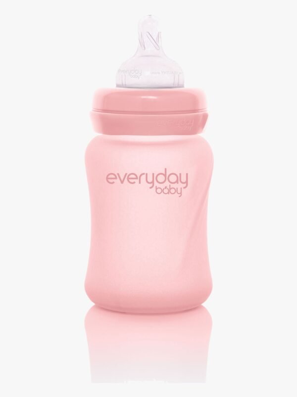 Everyday Baby Sutteflaske Glas 150 ml, Lyserød