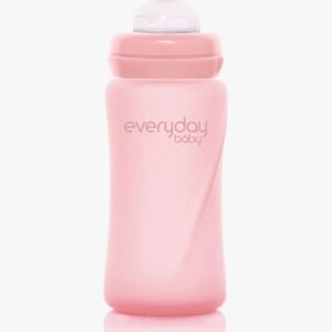 Everyday Baby Sutteflaske Glas 240 ml, Lyserød