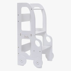 Family-scl Bil Læringstårn, Hvid, Børnemøbler, Indretning børneværelse