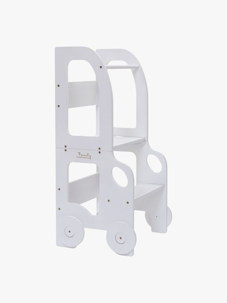 Family-scl Bil Læringstårn, Hvid, Børnemøbler, Indretning børneværelse