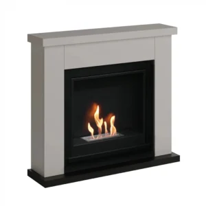 Frode Beige Biopejs kamin