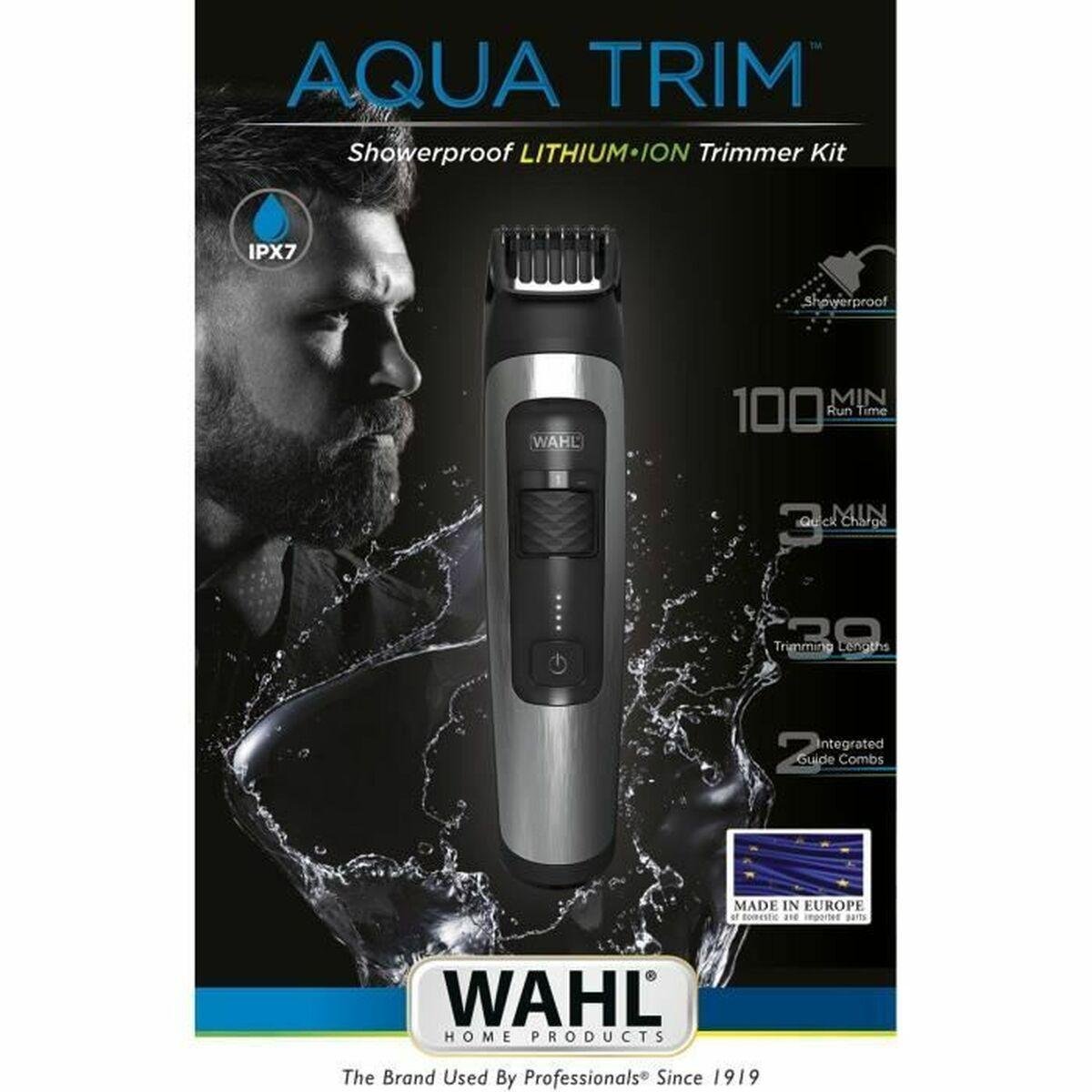 Hårtrimmer Wahl 1065-0460 sølvfarvet, trådløs