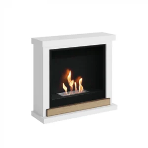 Hagen Hvid Biopejs kamin