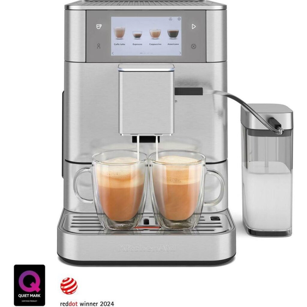 Kaffemaskine med kværn KitchenAid 5KES8558ESX - superautomatisk, 15 bar