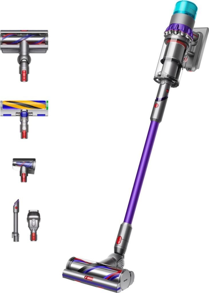 Ledningsfri støvsuger Dyson Gen5 Detect Absolute HEPA, Iron/Purple 280 W, 0,77 l