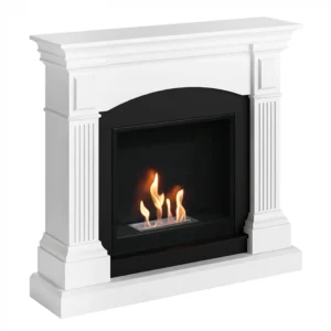 Magna Hvid Biopejs kamin