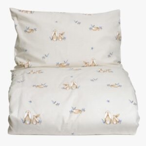 MiniDreams Sengesæt Tremmeseng 100x130 Bunny, Sandfarvet