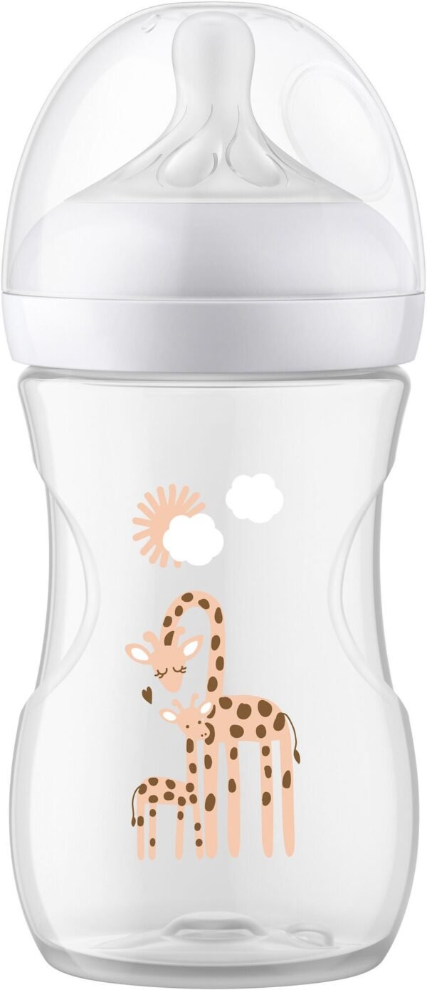 Philips Avent Natural Response Sutteflaske 260 ml, Giraff Deco