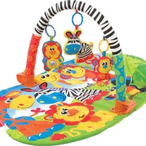 Playgro - Aktivitetstæppe 5-i-1 - Safari