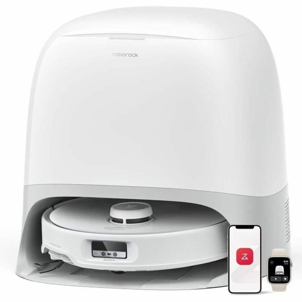 Roborock Q Revo CURV robotstøvsuger - 6.400 mAh, hvid